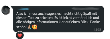 Testimonial: Macht Spaß