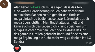 Testimonial: Das Keyword Tool ist der Hammer